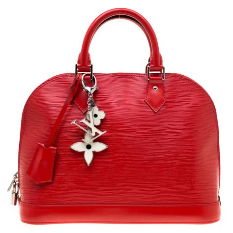 louis vuitton red epi outsidepocket handbag|louis vuitton epi handbags.